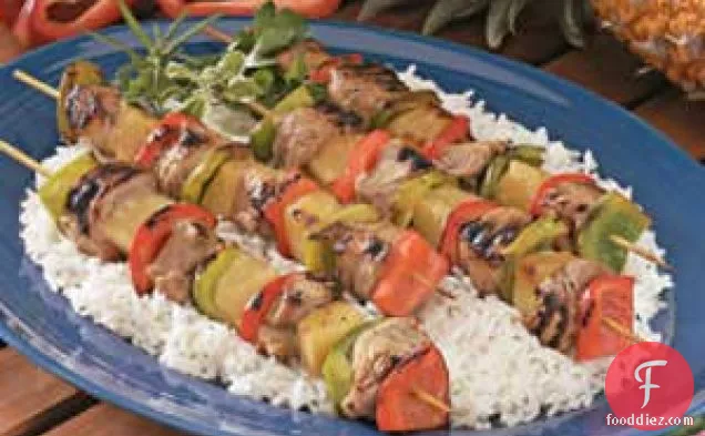 अनानास पोर्क कबाब