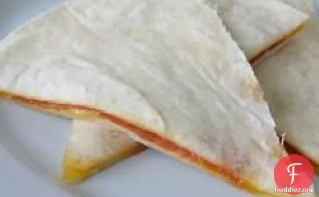 2 Minute Cheese Quesadillas
