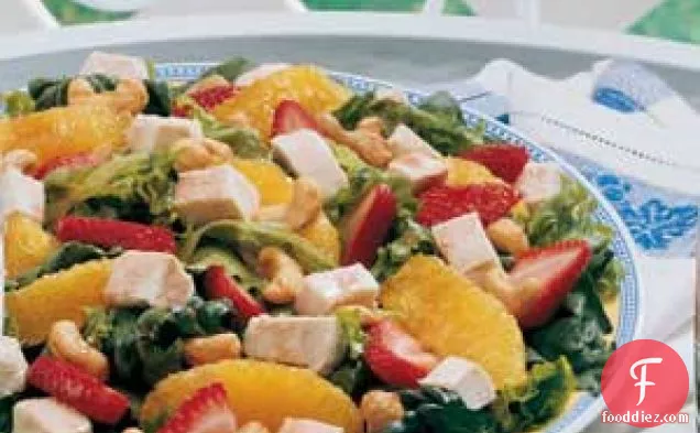 Strawberry-Orange Chicken Salad