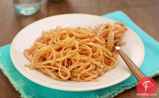Pantry Pasta with Romesco Sauce