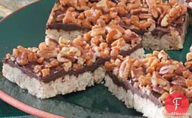 Chocolate-Oat Toffee Bars