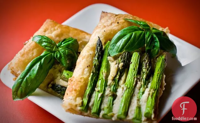 Asparagus And White Bean Pesto Tart