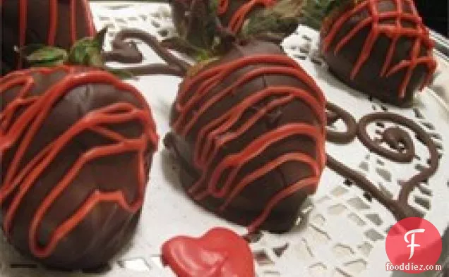 Healthier Chocolate Covered Strawberries