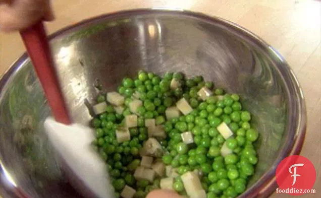 Green Peas with Cheese and Herbs