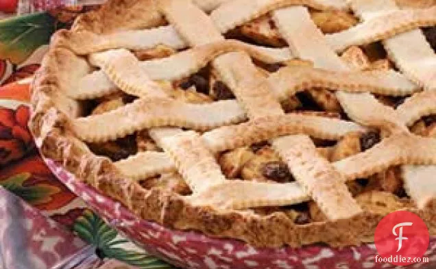 Applesauce Lattice Pie