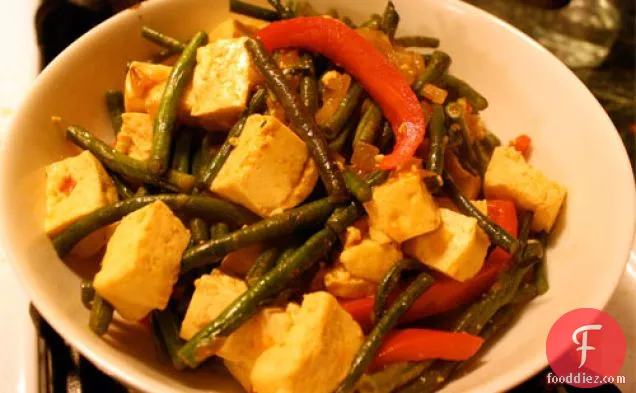 Dinner Tonight: Long Beans And Tofu Stir Fry