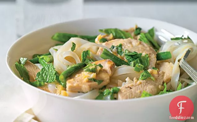 Southeast Asian Chicken and Noodles