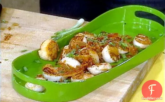 Scallops with Bacon and Scallions
