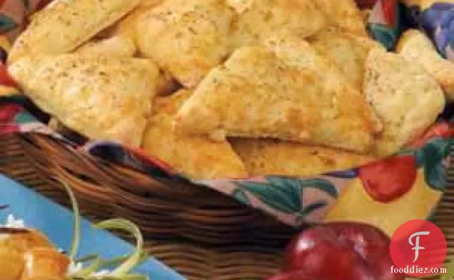 Cheesy Biscuit Triangles