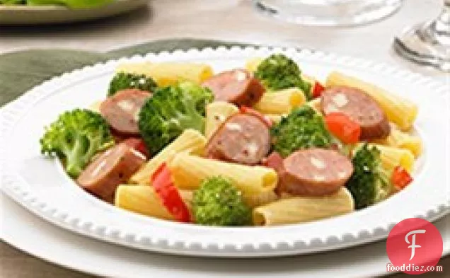 Johnsonville® Smoked Chicken Italian Sausage and Broccoli Rigatoni