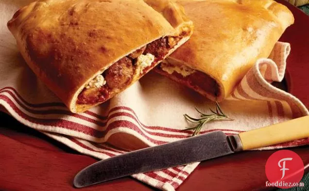 Party-Sized Sausage Calzones