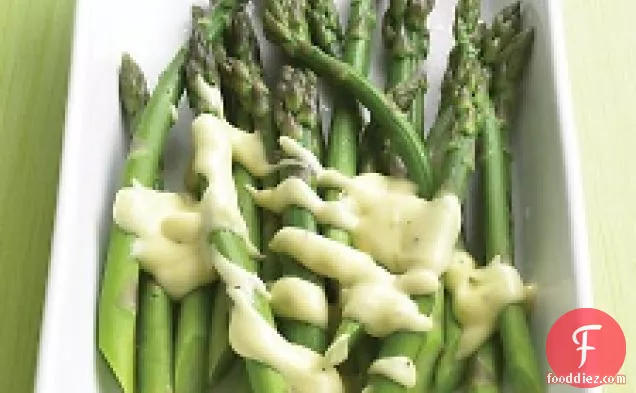 Asparagus With Creamy Mustard Sauce
