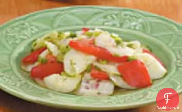 Cucumber Tomato and Green Onion Salad
