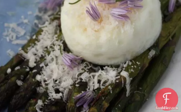 Roasted Asparagus With A Poached Egg
