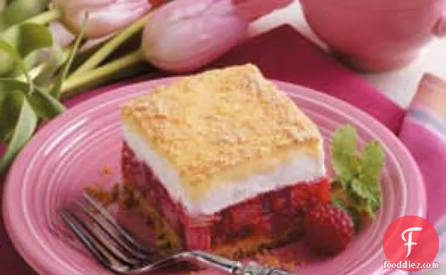 Rhubarb Icebox Dessert