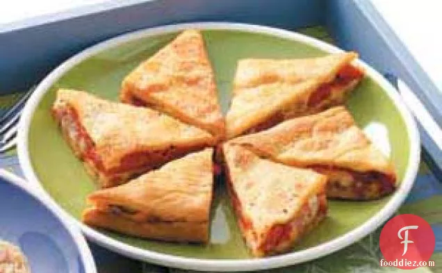 Roasted Red Pepper Triangles