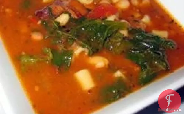 पास्ता फागियोली सूप द्वितीय