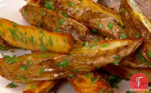 Butter-Garlic Oven Fries with Herbs