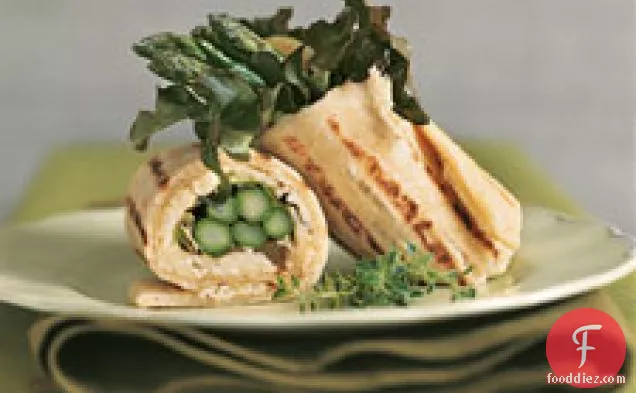 Grilled Asparagus Wrap