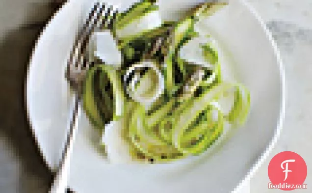 Shaved Asparagus with Parmesan Vinaigrette