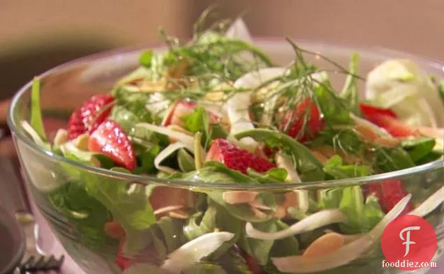 Fennel, Arugula and Strawberry Salad