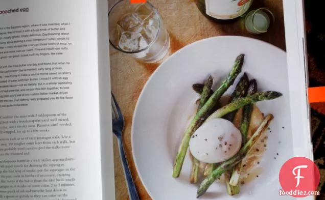 Momofuku's Pan-roasted Asparagus With Poached Egg And Miso Butter