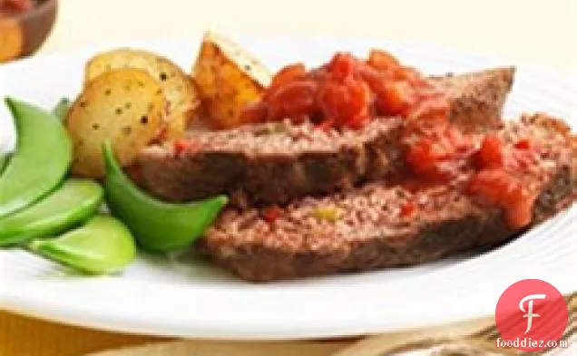 Southwest Meatloaf with Sweet Salsa Sauce