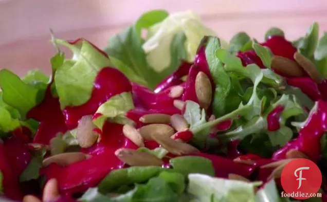 Bibb and Arugula Salad with Raspberry Vinaigrette