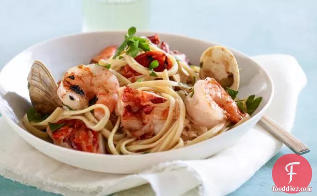 Grilled Seafood Pasta Fra Diavolo
