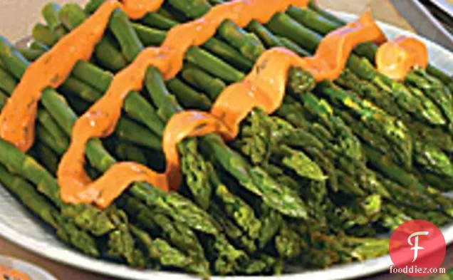Asparagus With Smoked Paprika Sauce