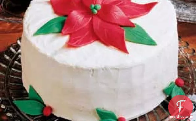 White Chocolate Holiday Cake