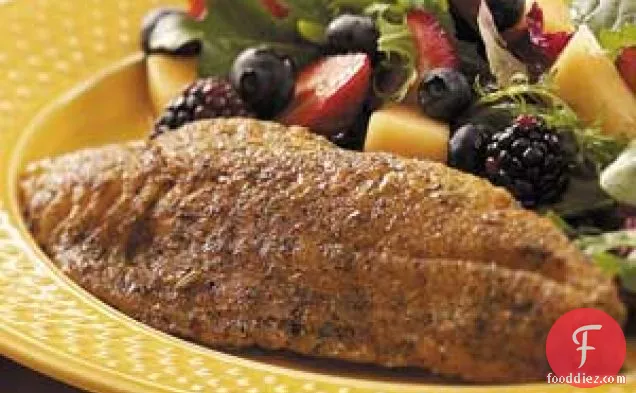 Herb-Crusted Red Snapper