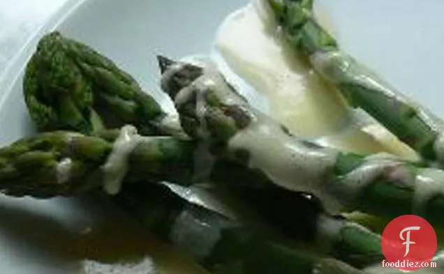 Asparagus With Jalapeno Hollandaise