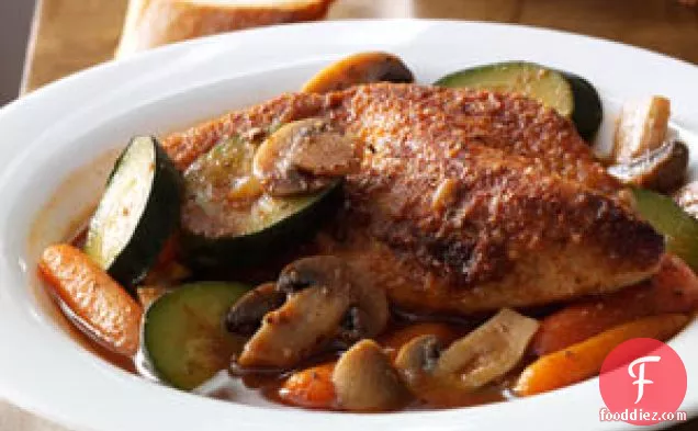 Savory Braised Chicken with Vegetables
