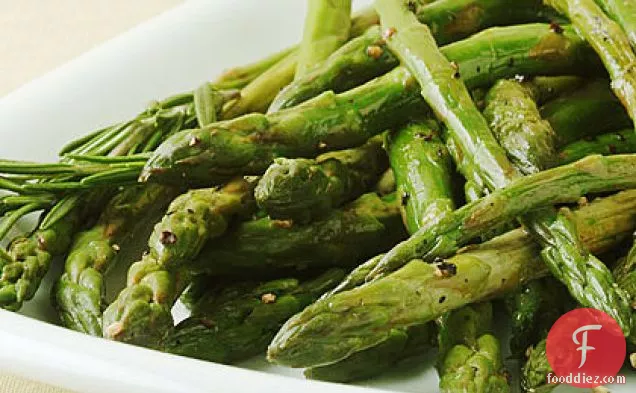 Pan-Roasted Asparagus with Lemon Rind