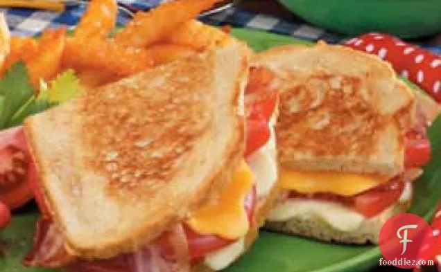 Bacon-Topped Grilled Cheese