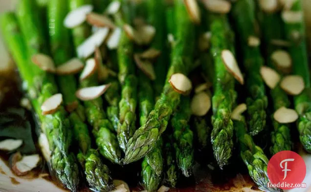 Roasted Asparagus With Balsamic Soy Browned Butter
