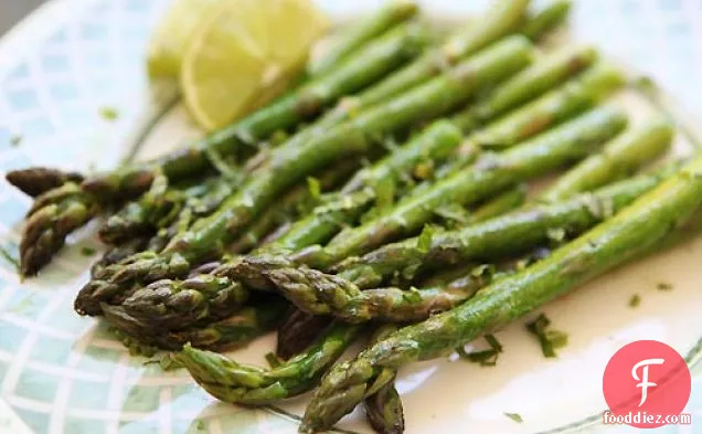 Asparagus With Lime And Mint