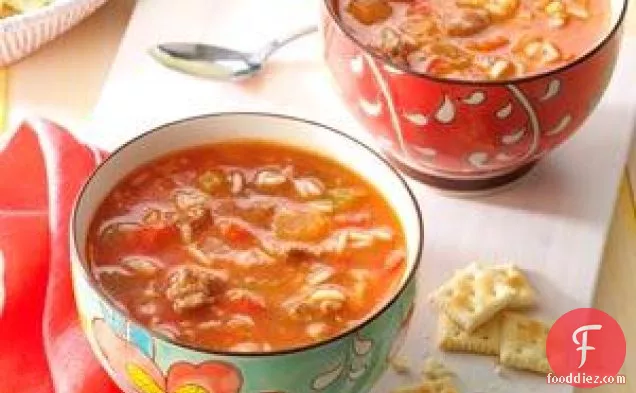 स्क्रैबल सूप