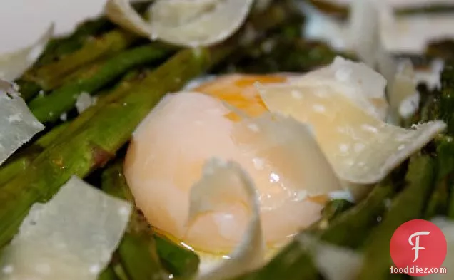 Roasted Asparagus With Sous Vide Egg