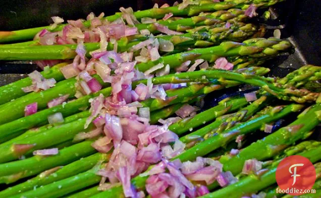 Roasted Asparagus With Shallots