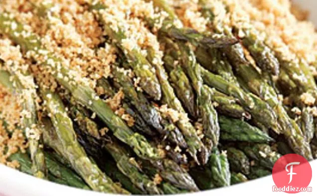 Roasted Asparagus With Buttery Breadcrumbs