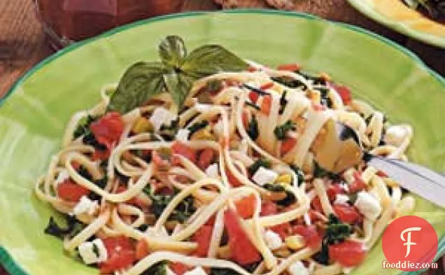 Spinach Tomato Linguine