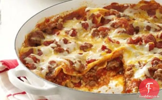 One Skillet Lasagna