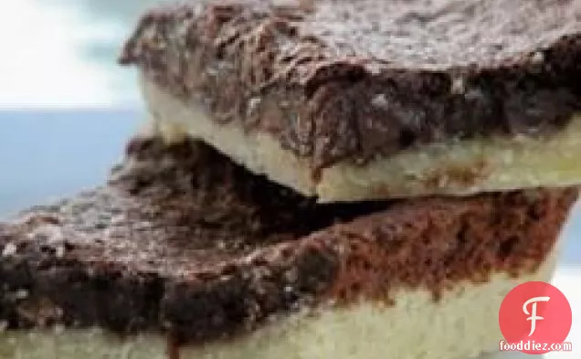 Gooey Brownies with Shortbread Crust