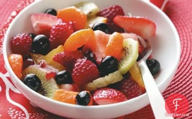 Fruit Salad with Raspberry Vinaigrette
