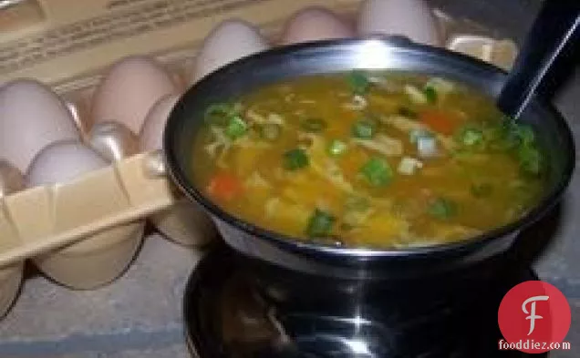 वन-एग एग ड्रॉप सूप