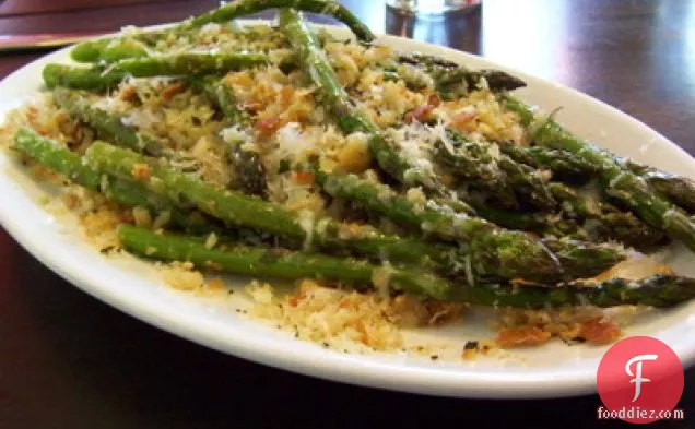 Grilled Asparagus With Lemon Herb Bread Crumbs