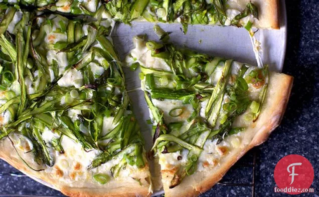 Shaved Asparagus Pizza