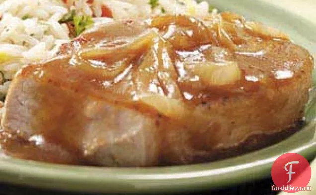 Pork Chops with Onion Gravy